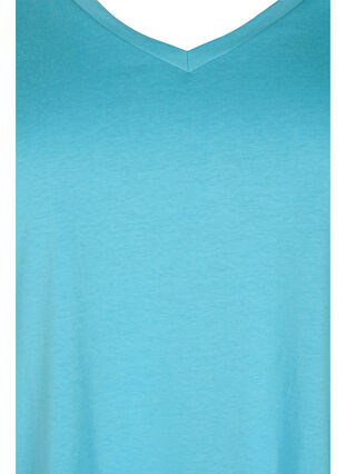 2-pack podstawowa koszulka bawelniana, Bonnie Blue/Black, Packshot image number 2