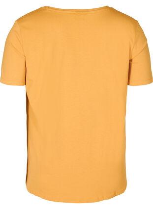 Koszulka typu basic z dekoltem w serek, Spruce Yellow, Packshot image number 1