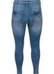 Jeansy Amy nad kostke z suwakiem, Niebieskie, Packshot image number 1