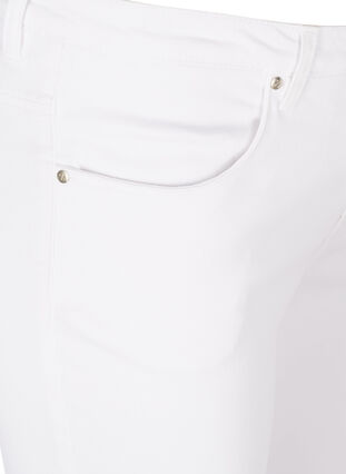 Super waskie jeansy Amy z wysokim stanem, White, Packshot image number 2