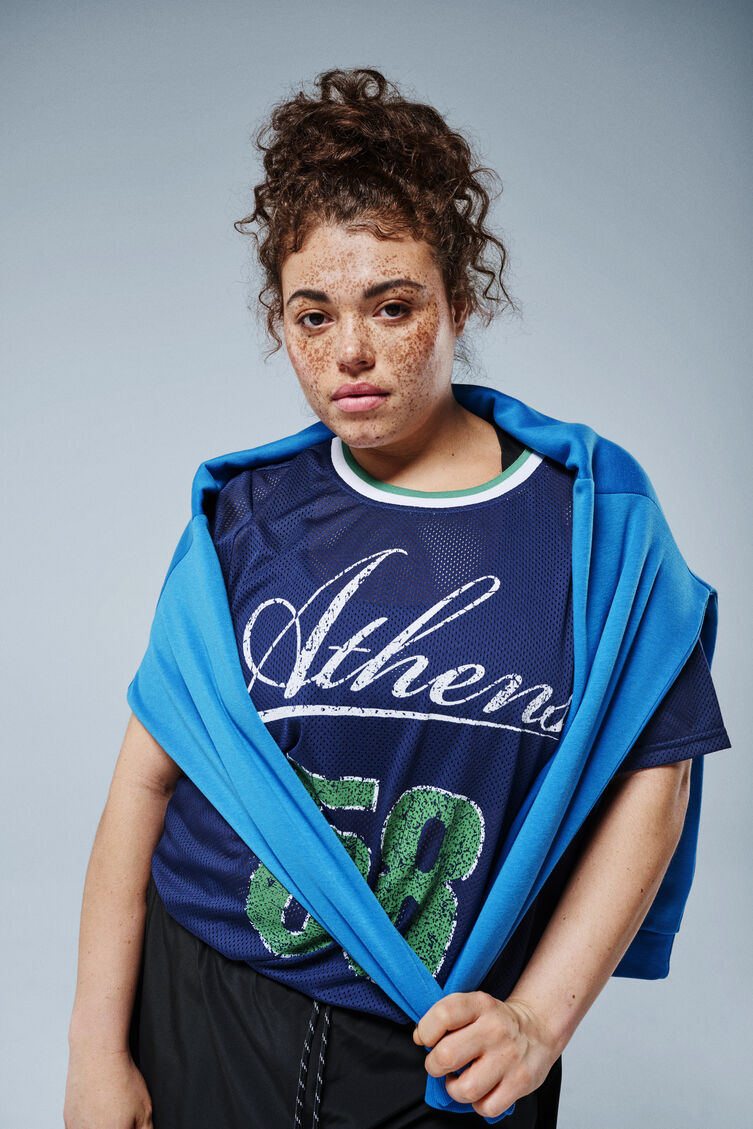 Koszulka sportowa z siateczki, , Model