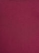 Podstawowy top bawelniany w jednolitym kolorze, Ciemnobordowy, Packshot image number 2