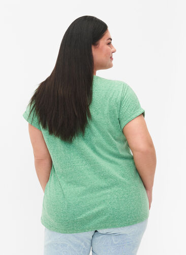 Melanzowa koszulka z krótkim rekawem, Jolly Green Mél, Model image number 1