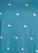 Koszulka z bawelny organicznej z haftowanymi motywami, Niebieskie, Packshot image number 2