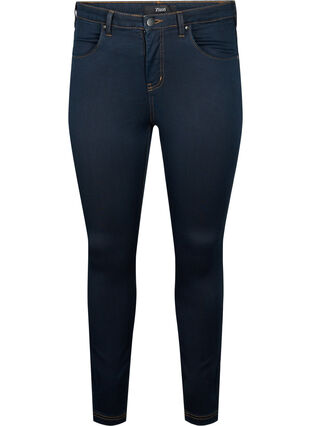 Super waskie jeansy Amy z wysokim stanem, Tobacco Un, Packshot image number 0