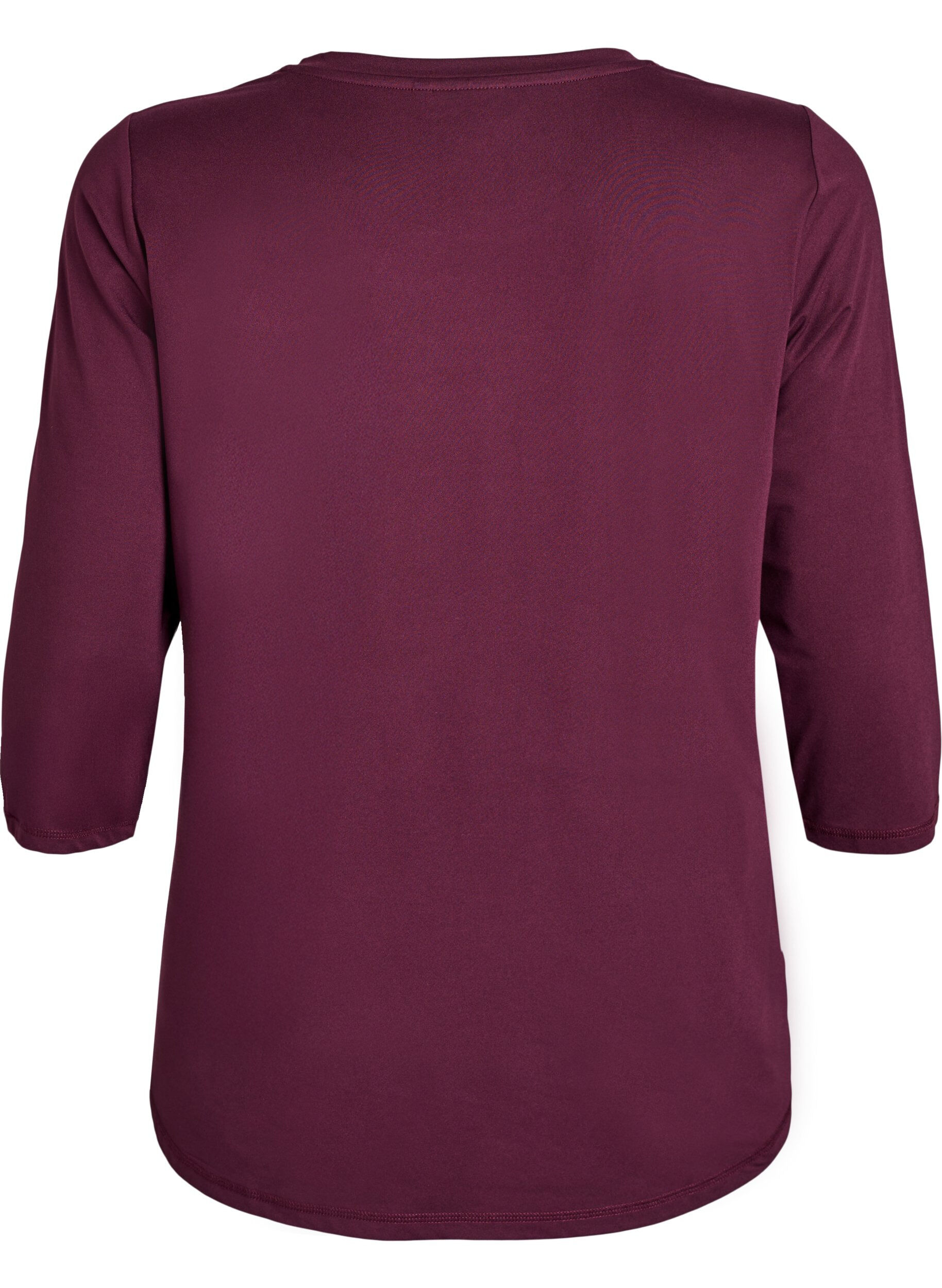 Zizzi Bluzka treningowa z rekawami 3/4, Czerwony, Packshot image number 1