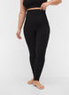 Legginsy modelujace z wysokim stanem, Black, Model image number 2