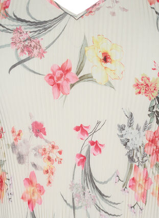 Plisowana bluzka w kwiaty, Sugar Swizzle Flower, Packshot image number 2
