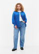Kardigan z dzianiny wiskozowej zapinany na guziki, Princess Blue, Model image number 2