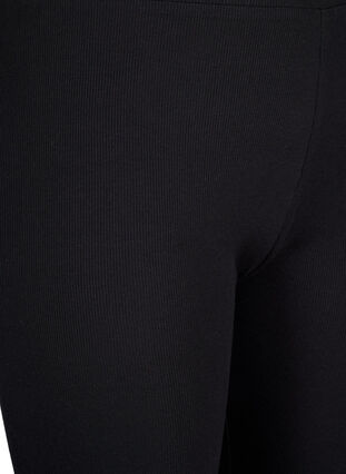 Obcisle spodnie ze sciagaczem, Black, Packshot image number 2