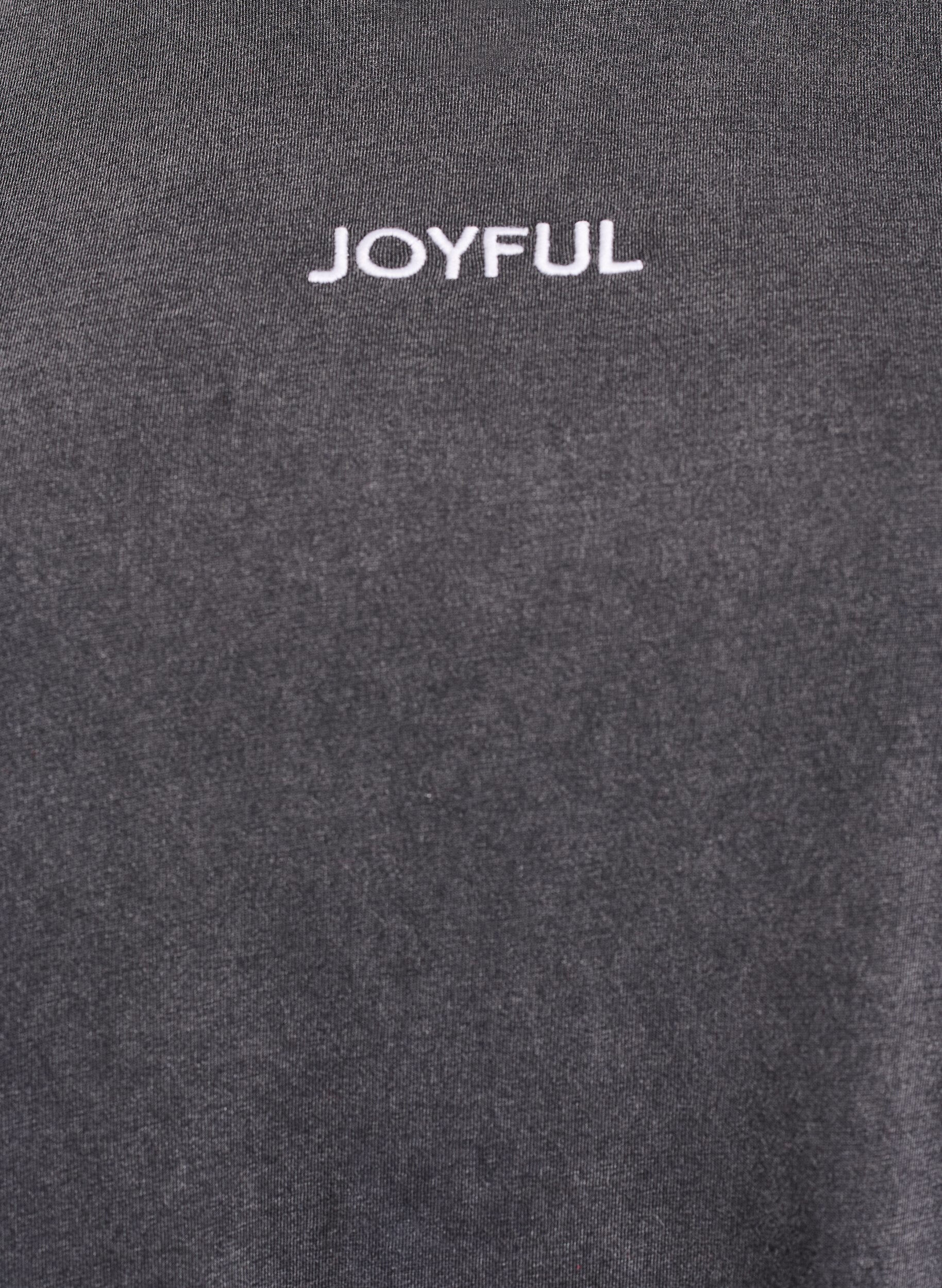 Zizzi Koszulka z bawelna organiczna z nadrukiem na plecach, Ciemnoszary, Packshot image number 2