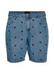 Naszyte szorty jeansowe, Niebieskie, Packshot image number 0