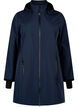 Kurtka softshell z odpinanym kapturem, Niebieskie, Packshot image number 0