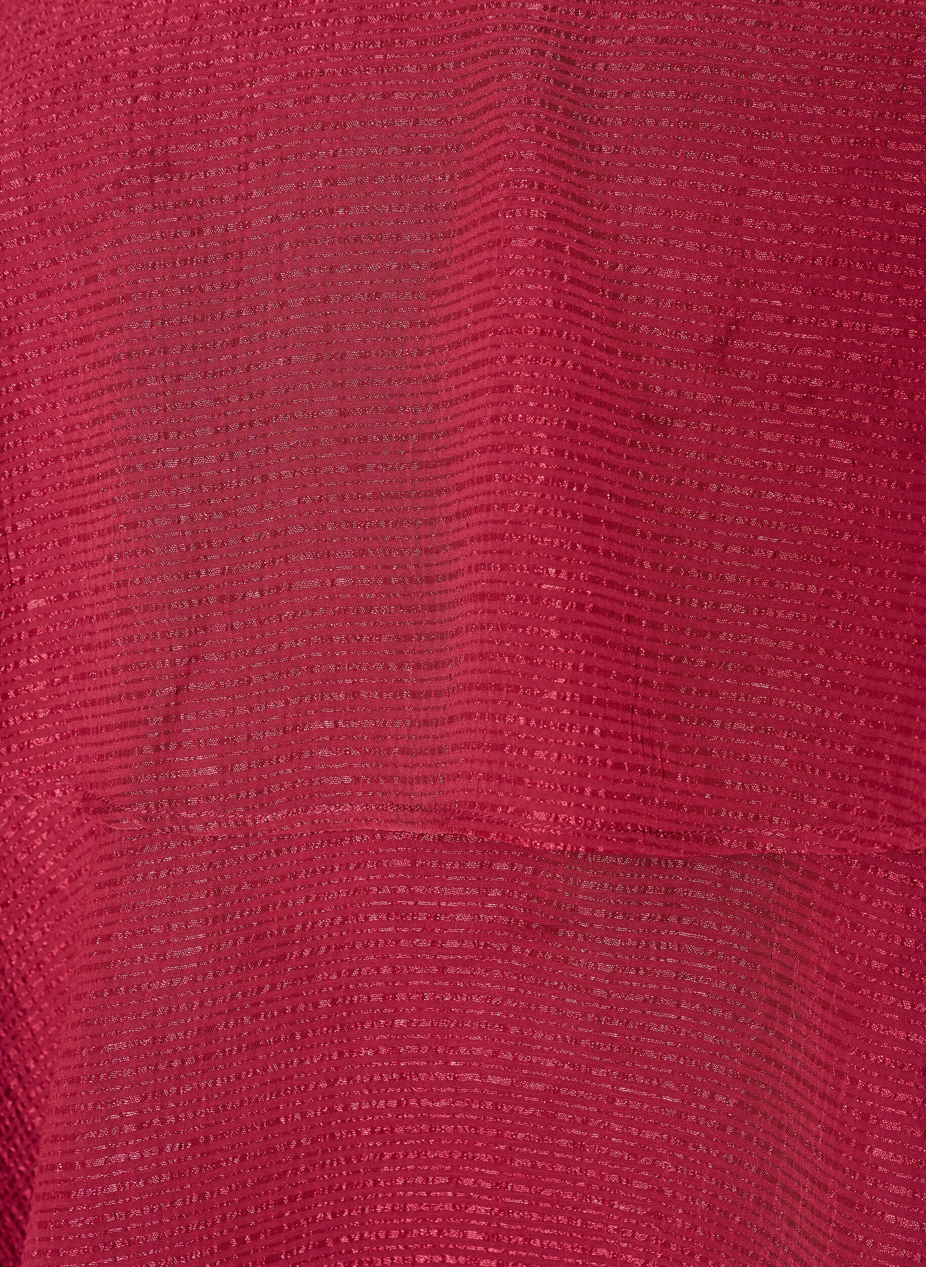 ZizziBluzka warstwowa z falbankami i ramiaczkami typu spaghetti, Czerwony, Packshot image number 2