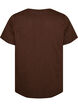 T-shirt z guzikami, Brązowy, Packshot image number 1