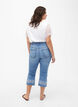 Amy knickers z wysokim stanem i haftem, Light blue denim, Model image number 1