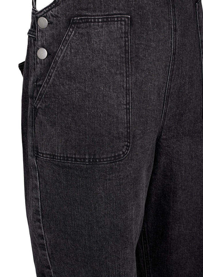 Jeansowy kombinezon, Dark Grey Denim, Packshot image number 3