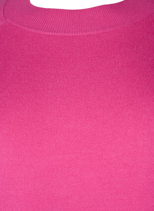 Sweter z mieszanki wiskozy z rozcieciem z boku, Raspberry Rose, Packshot image number 2
