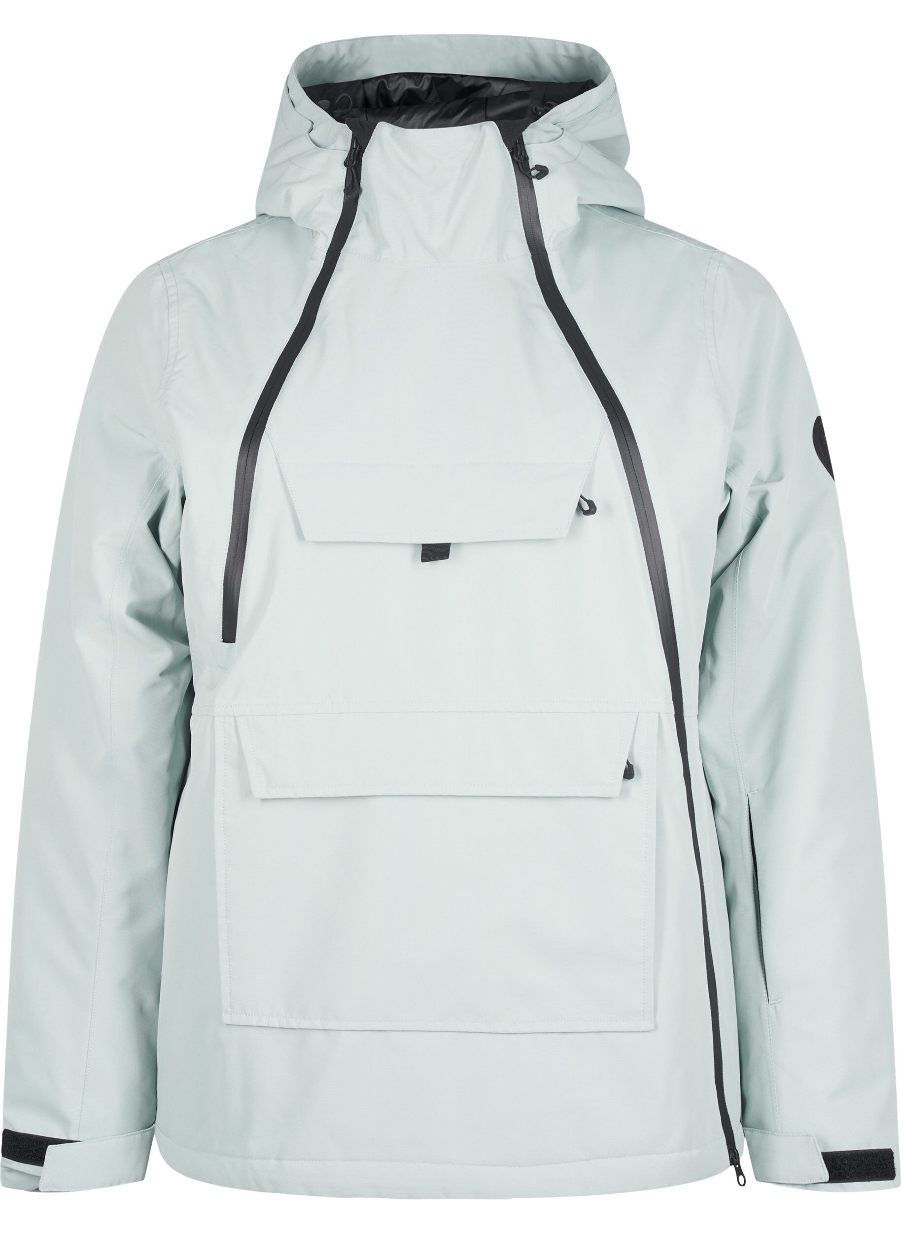 Zizzi Funkcjonalna kurtka typu anorak z kapturem, Zielony, Packshot image number 0