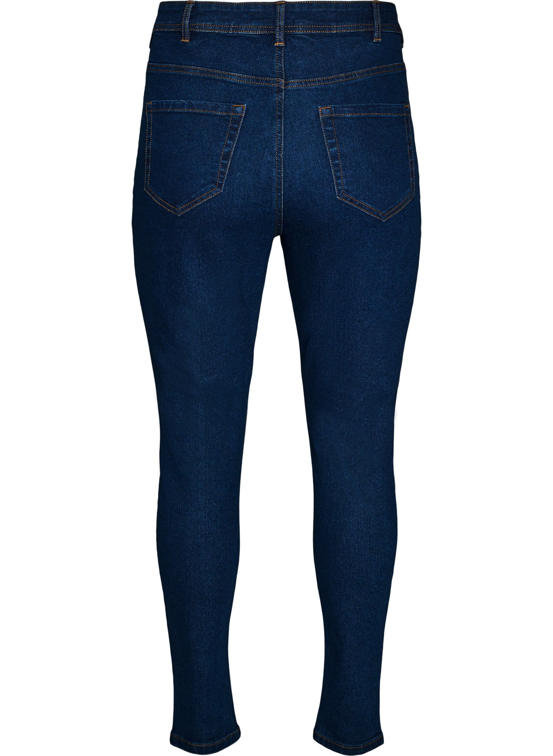 ZizziJeansy o bardzo waskim kroju, Niebieskie, Packshot image number 1