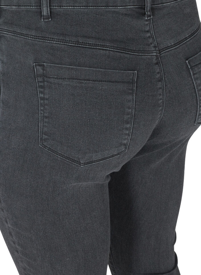 Jegginsy z mieszanki bawelny, Grey Denim, Packshot image number 2