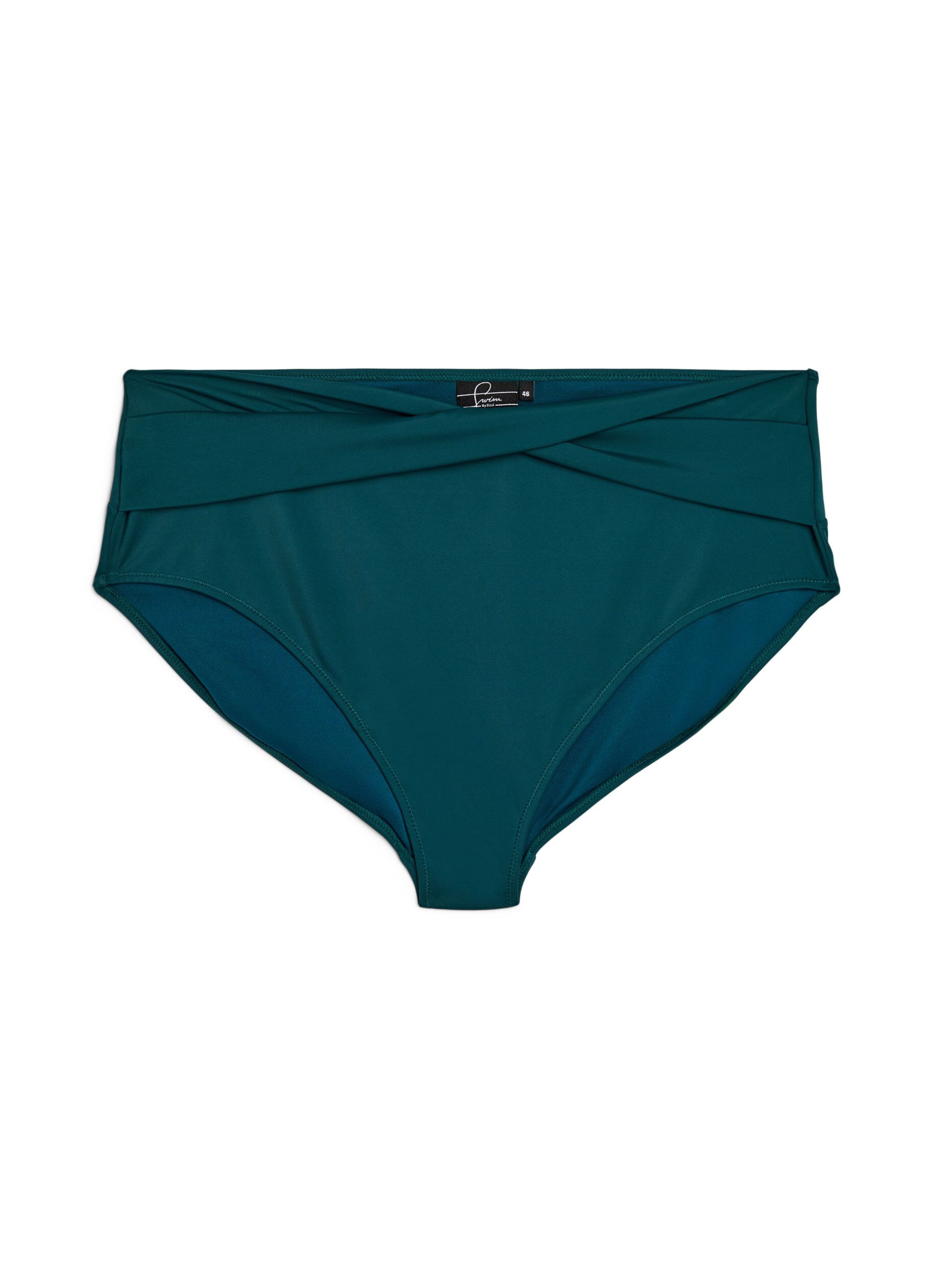 Zizzi Figi damskie bikini z kokardka, Zielony, Packshot image number 0