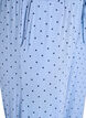 Spodnie nocne z modalu z wysokim stanem, Niebieskie, Packshot image number 2