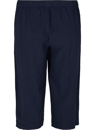 Luzne bawelniane spodnie culotte, Night Sky, Packshot image number 1