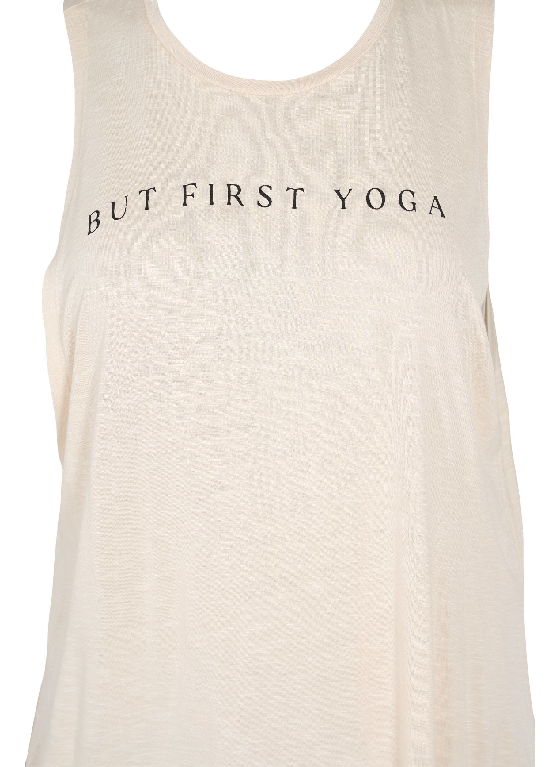 Zizzi Wiskozowy top treningowy bez rekaw&oacute;w, Lilac Ash w. BlackP., Packshot image number 2