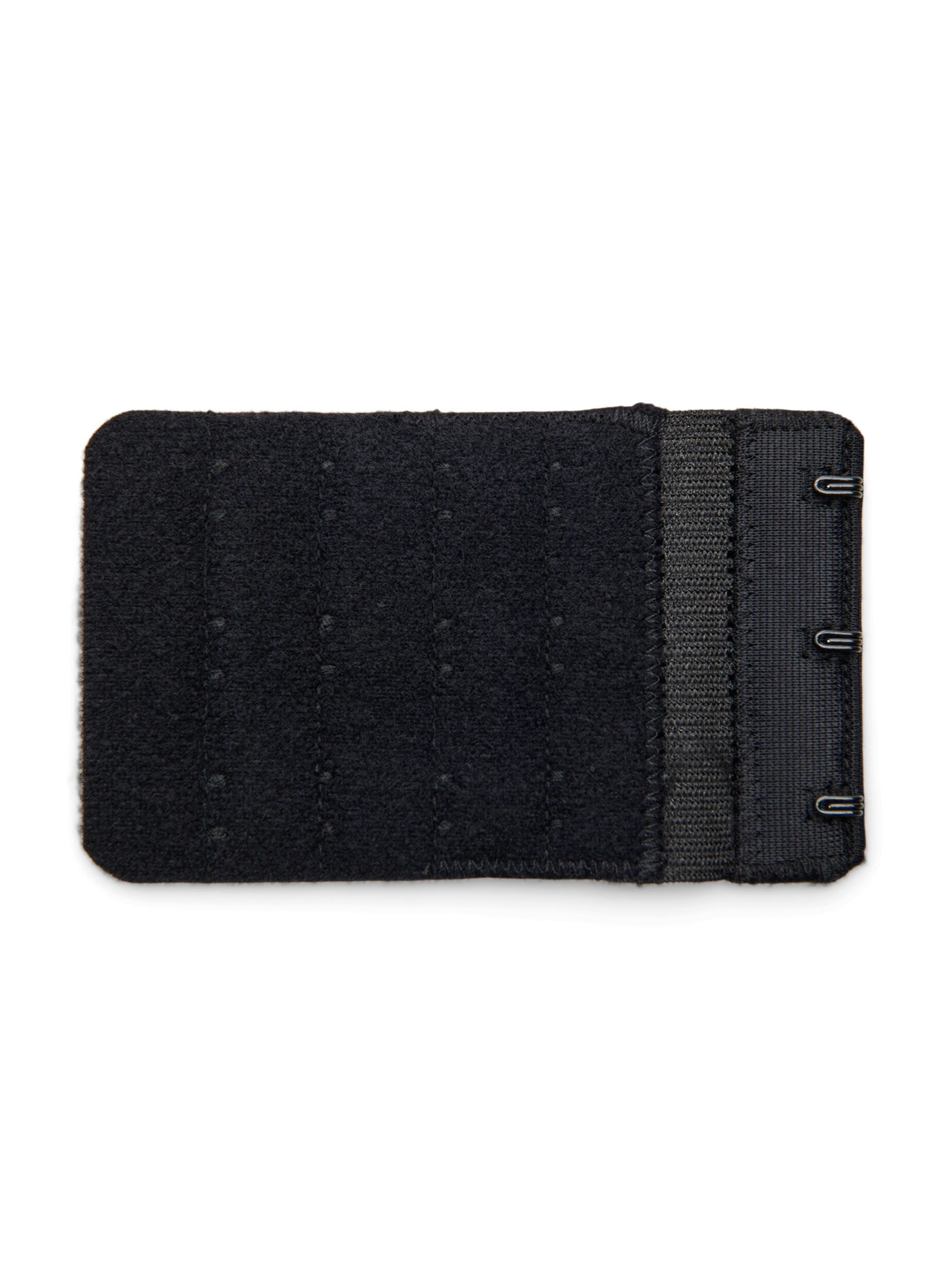 ZizziPrzedluzacz do biustonosza z trzema haczykami, Czarne, Packshot image number 1