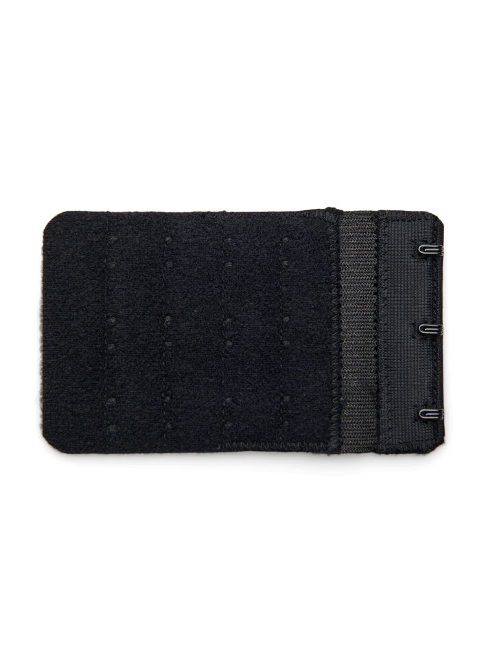 Przedluzacz do biustonosza z trzema haczykami, Czarne, Packshot image number 1