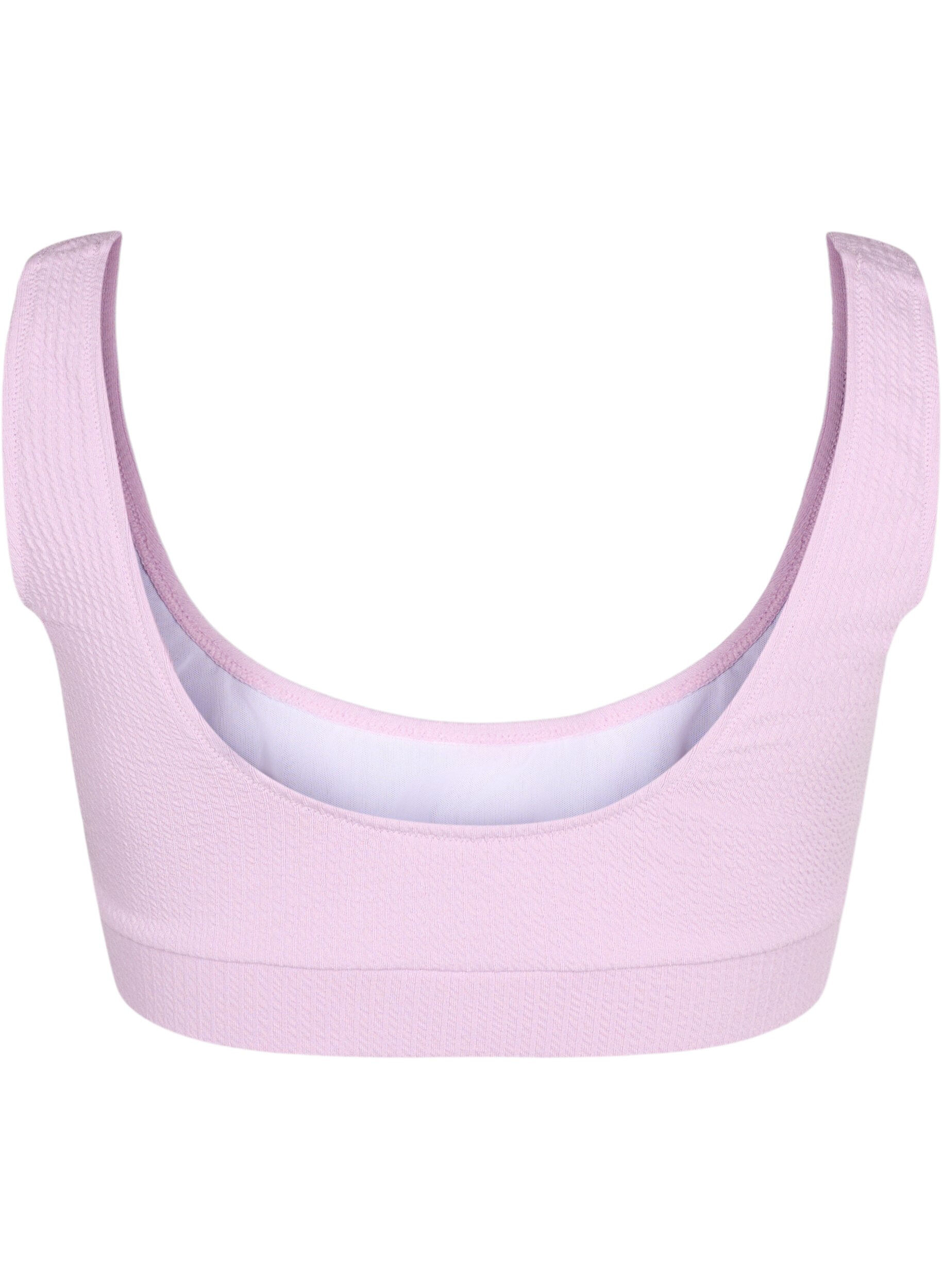 Zizzi G&oacute;ra od bikini z krepa, Orchid Bouquet, Packshot image number 1