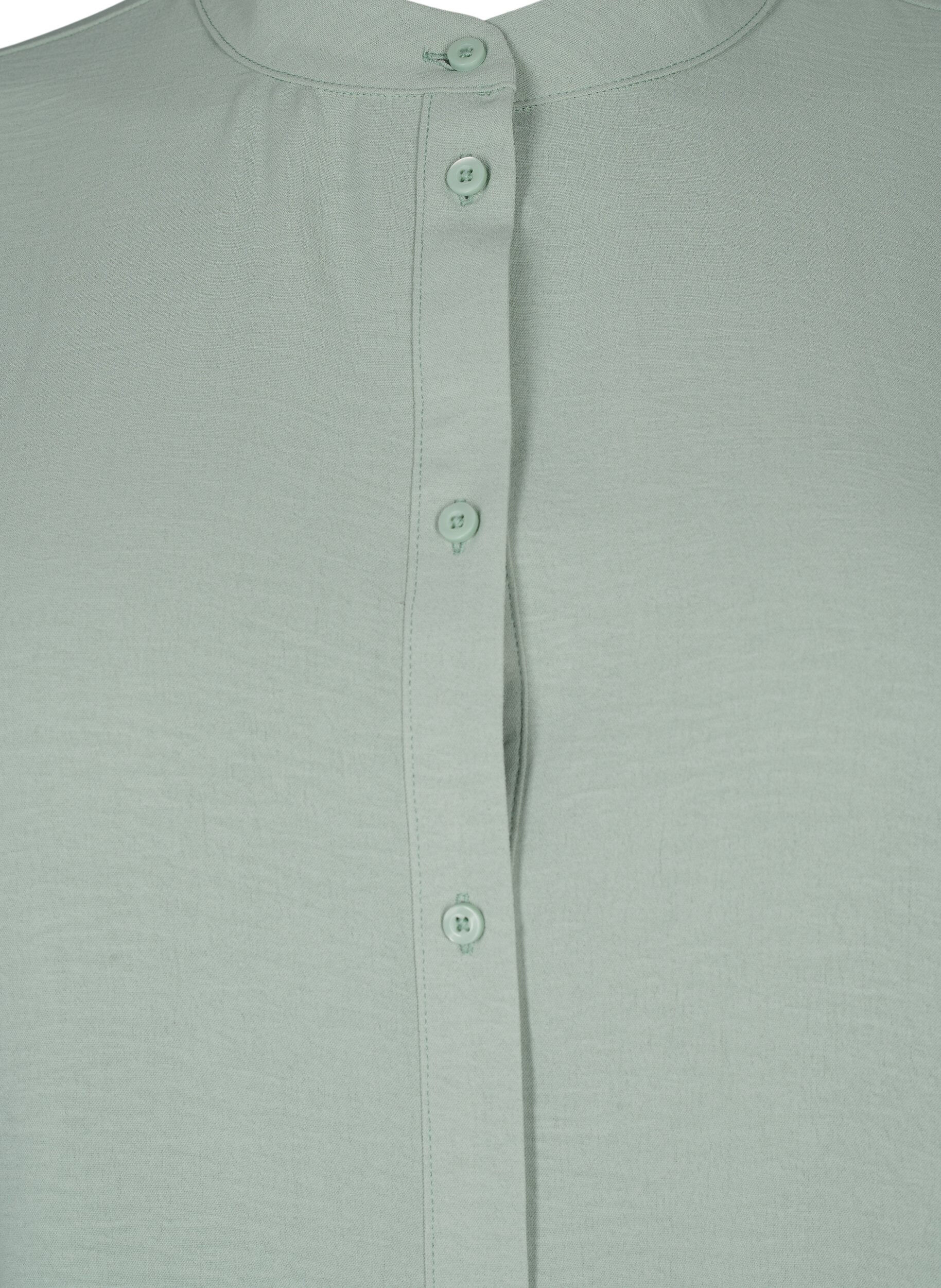 Zizzi Bluzka koszulowa z szydelkowymi detalami, Green Bay, Packshot image number 2