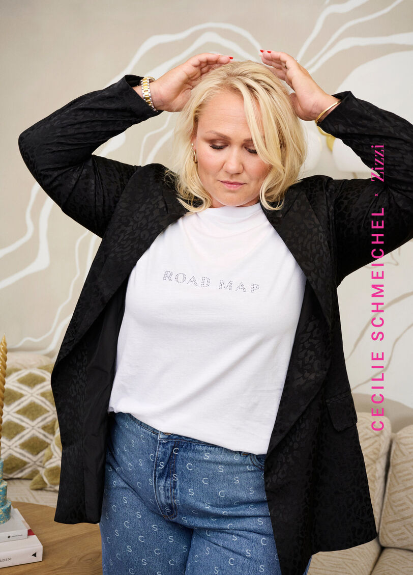 T-shirt z bawelny organicznej, White, Image image number 0