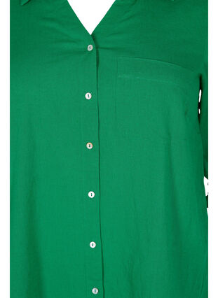 Bluzka z 3/4-length rekawami i guzikami, Jolly Green, Packshot image number 2