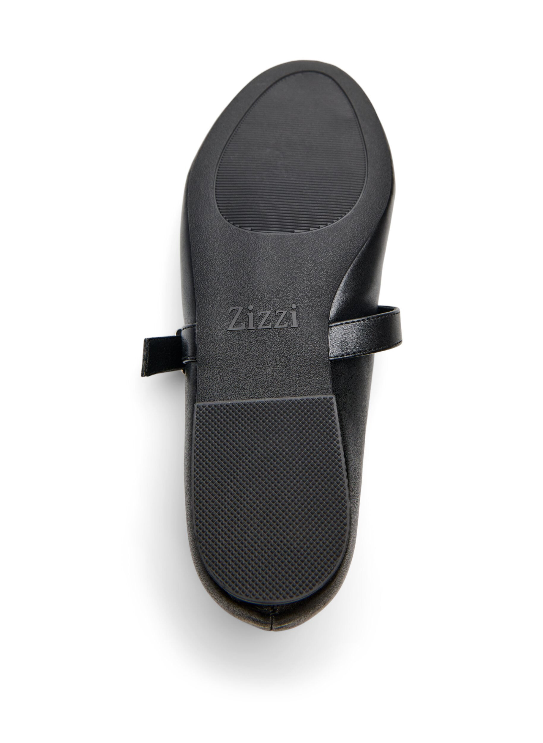 ZizziBallerina ze sztucznej sk&oacute;ry ze sznurkiem, Czarne, Packshot image number 4