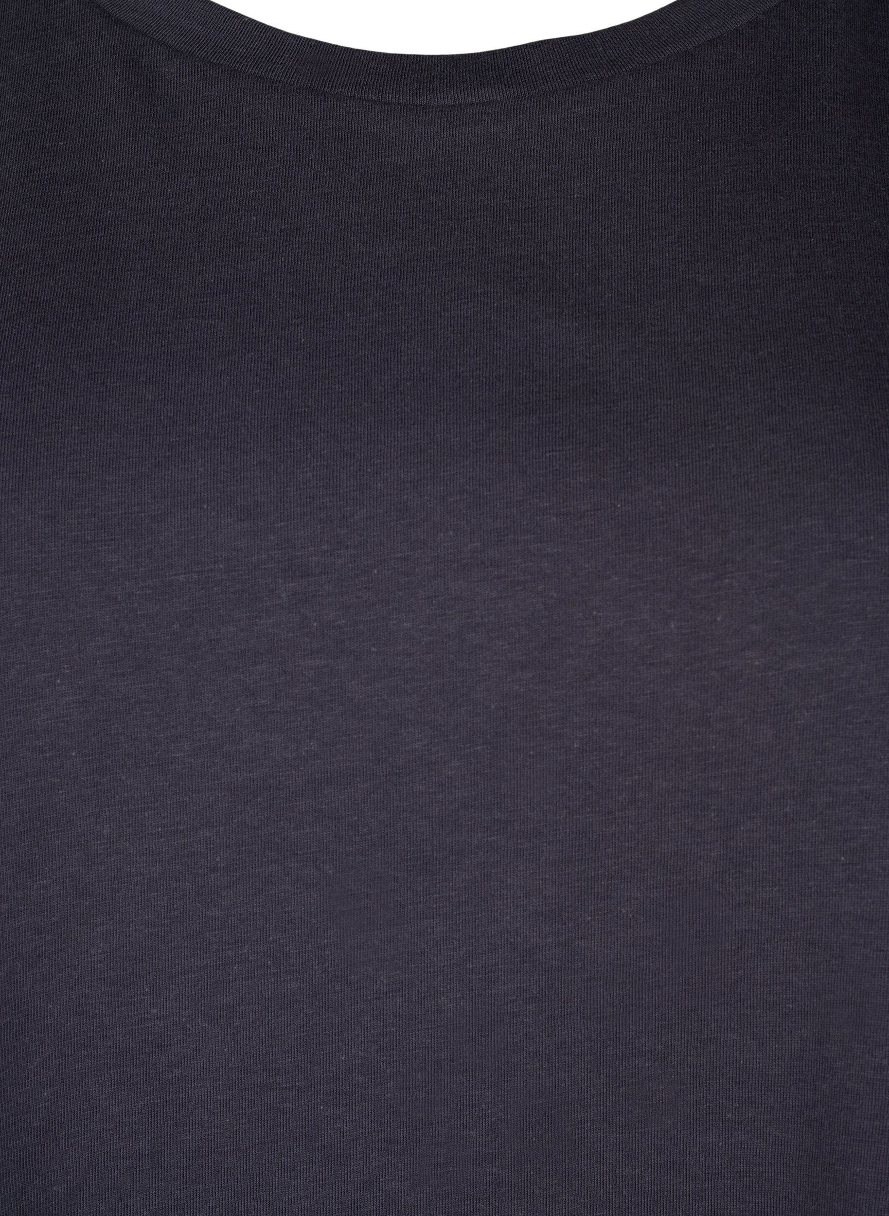 ZizziT-shirt z kr&oacute;tkim rekawem z mieszanki bawelny, Ciemnoszary, Packshot image number 2