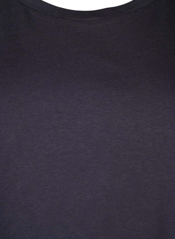 T-shirt z kr&oacute;tkim rekawem z mieszanki bawelny, Ciemnoszary, Packshot image number 2