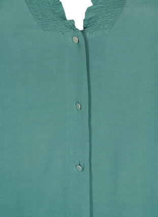 Wiskozowa bluzka koszulowa z dlugimi rekawami, Sea Pine, Packshot image number 2