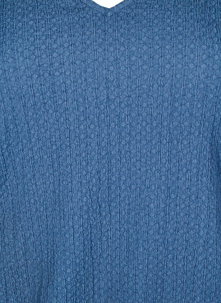 FLASH - Bluzka z faktura i dlugimi rekawami, Sargasso Sea, Packshot image number 2