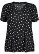 Flash – koszulka z nadrukiem i dekoltem w szpic, Black Dot, Packshot image number 0