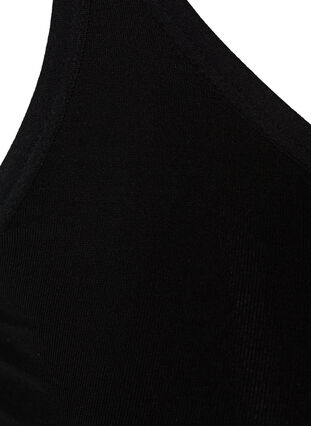 Sukienka modelujaca z cienkimi ramiaczkami, Black, Packshot image number 3