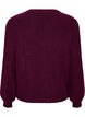 Sweter z ryfionymi rekawami w ksztalcie balon&oacute;w, Fioletowy, Packshot image number 1