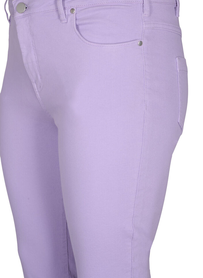 Obcisle spodnie Emily capri, Lavender, Packshot image number 2