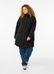 Hydrofobowa kurtka softshell z pikowana podszewka, Czarne, Model image number 1