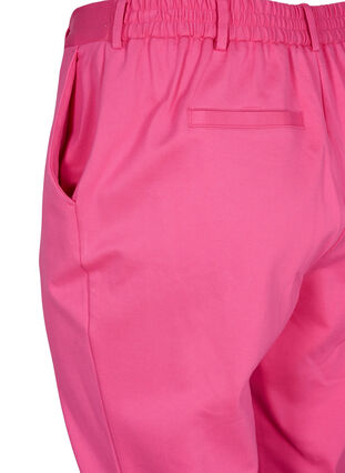 Spodnie nad kostke z kieszeniami, Shocking Pink, Packshot image number 3
