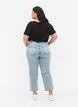 Cropped Vera jeans with studs, Light blue denim, Model image number 1