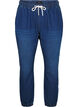 Jeansowe joggery z kieszeniami, Niebieskie, Packshot image number 0