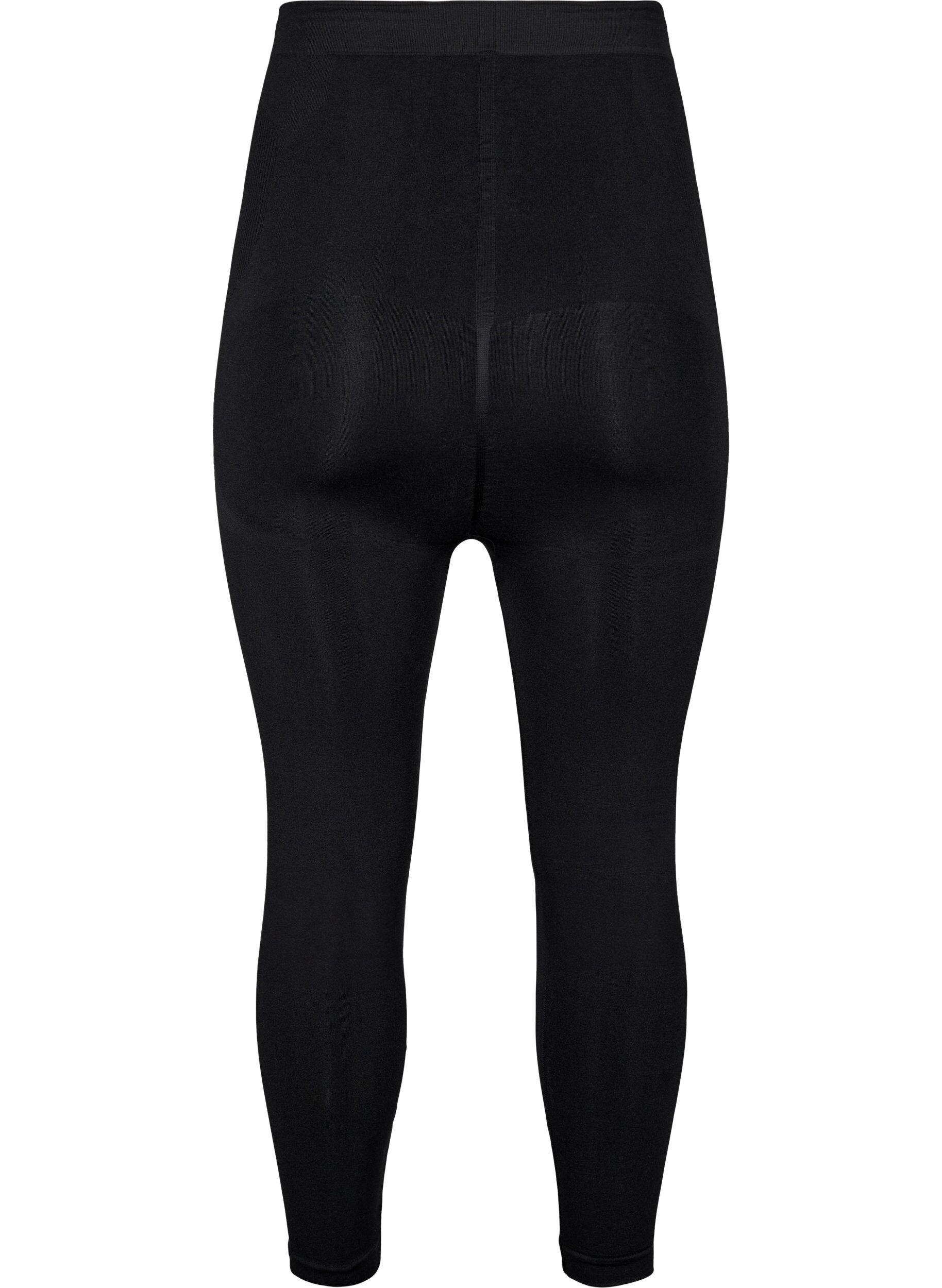 Zizzi Legginsy modelujace z wysokim stanem, Czarne, Packshot image number 1