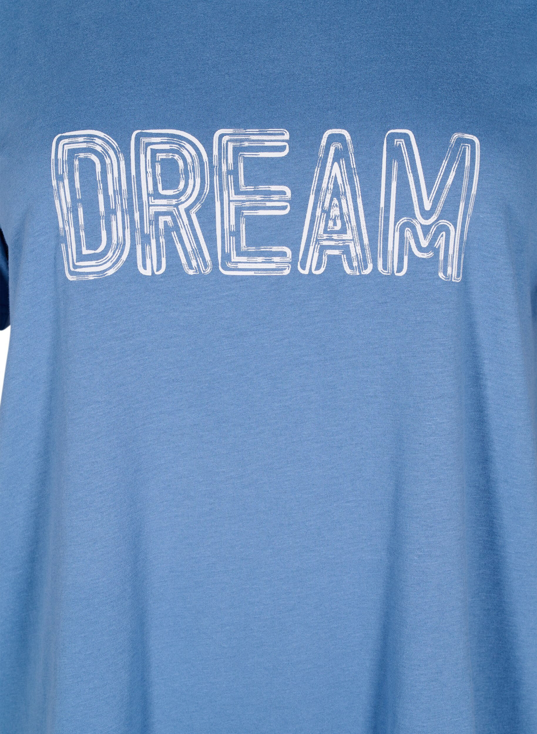 Zizzi FLASH - T-shirt z nadrukiem, Niebieskie, Packshot image number 2